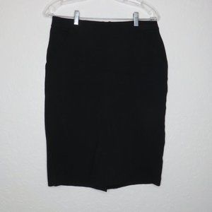A New Day* Women's 6" Back Slit Half Zipper Double Front Pocket pencil Skirt~ 6